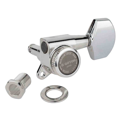 Gotoh GTH14048 SG381 stemmechanieken (posts 6xXL) met Magnum Lock Trad and 01 knoppen, 3L3R, chroom