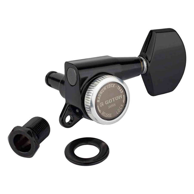 Gotoh GTH14050 SG381 stemmechanieken met Magnum Lock Trad and 01 knoppen, 3L3R, zwart