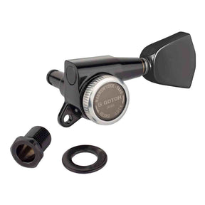 Gotoh GTH14055 SG381 stemmechanieken met Magnum Lock Trad and 04 knoppen, 3L3R, cosmo zwart