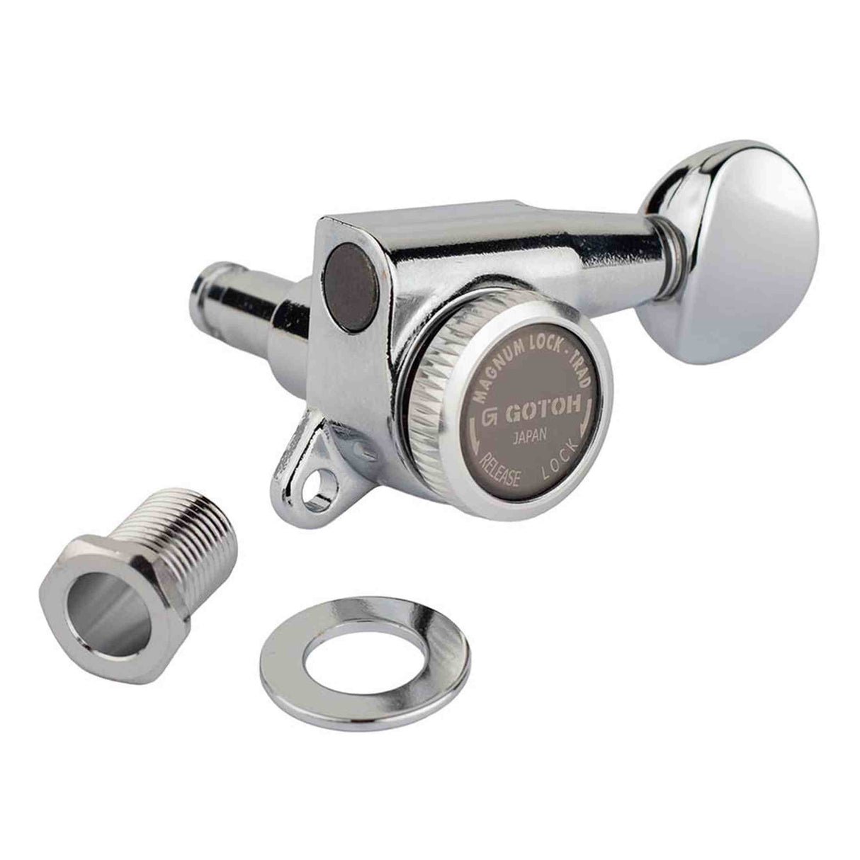 Gotoh GTH14059 SG381 stemmechanieken (posts 6xL) met Magnum Lock Trad and 05 knoppen, 6L, chroom