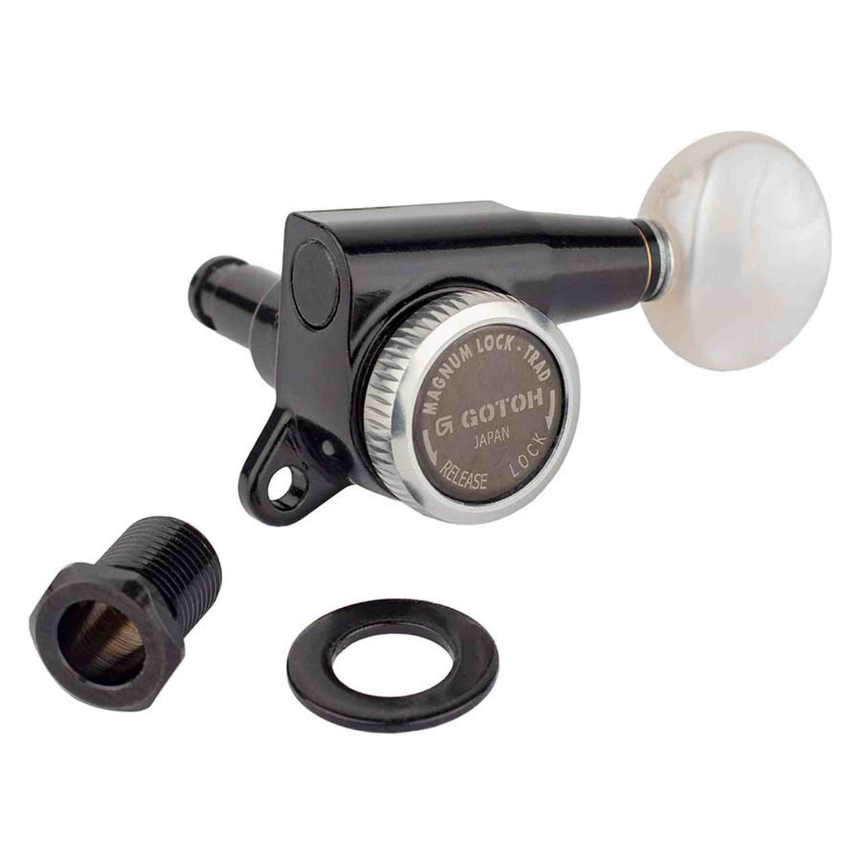 Gotoh GTH14079 SG381 stemmechanieken met Magnum Lock Trad and 05PW knoppen, 6L, cosmo zwart