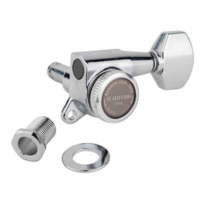 Gotoh GTH14086 SG381 stemmechanieken (posts 6xL) met Magnum Lock Trad and 07 knoppen, 6L, chroom
