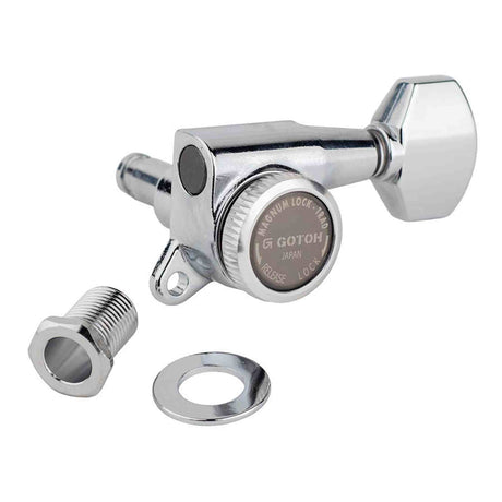 Gotoh GTH14086 SG381 stemmechanieken (posts 6xL) met Magnum Lock Trad and 07 knoppen, 6L, chroom