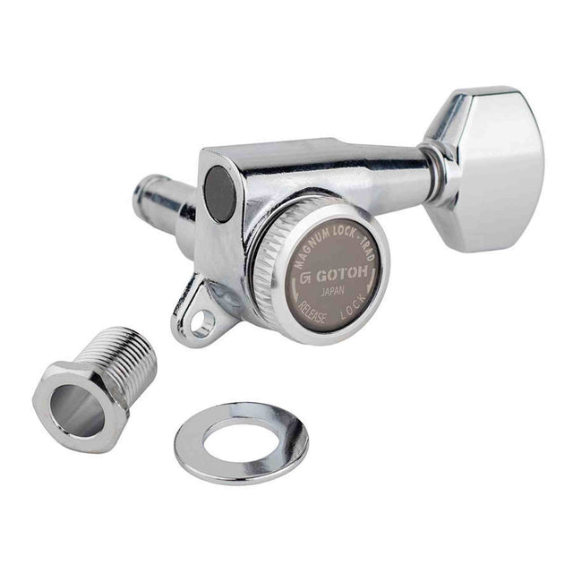 Gotoh GTH14086 SG381 stemmechanieken (posts 6xL) met Magnum Lock Trad and 07 knoppen, 6L, chroom