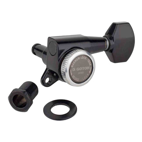 Gotoh GTH14108 SG381 stemmechanieken met Magnum Lock Trad and 07 knoppen, 6R, cosmo zwart