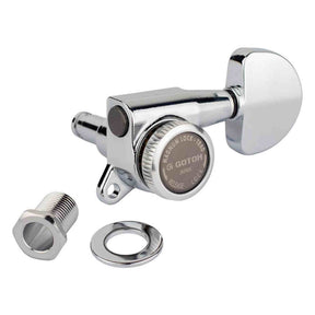 Gotoh GTH14118 SG381 stemmechanieken (posts 6xXL) met Magnum Lock Trad and 20 knoppen, 3L3R, chroom