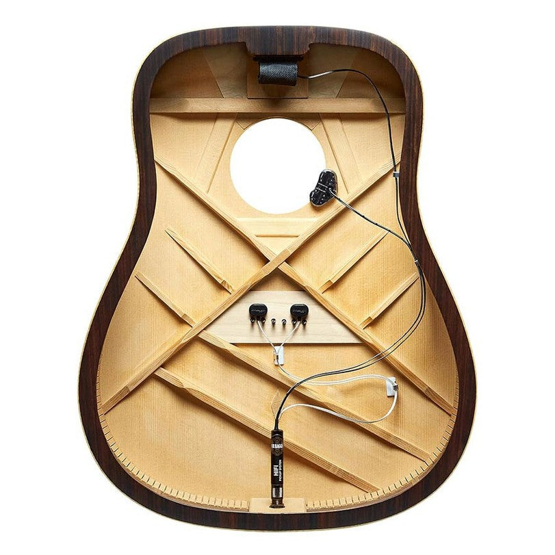 LR Baggs HiFi Pickupsysteem met Eindpin Voorversterker en Klankgatbediening Volume & Toon