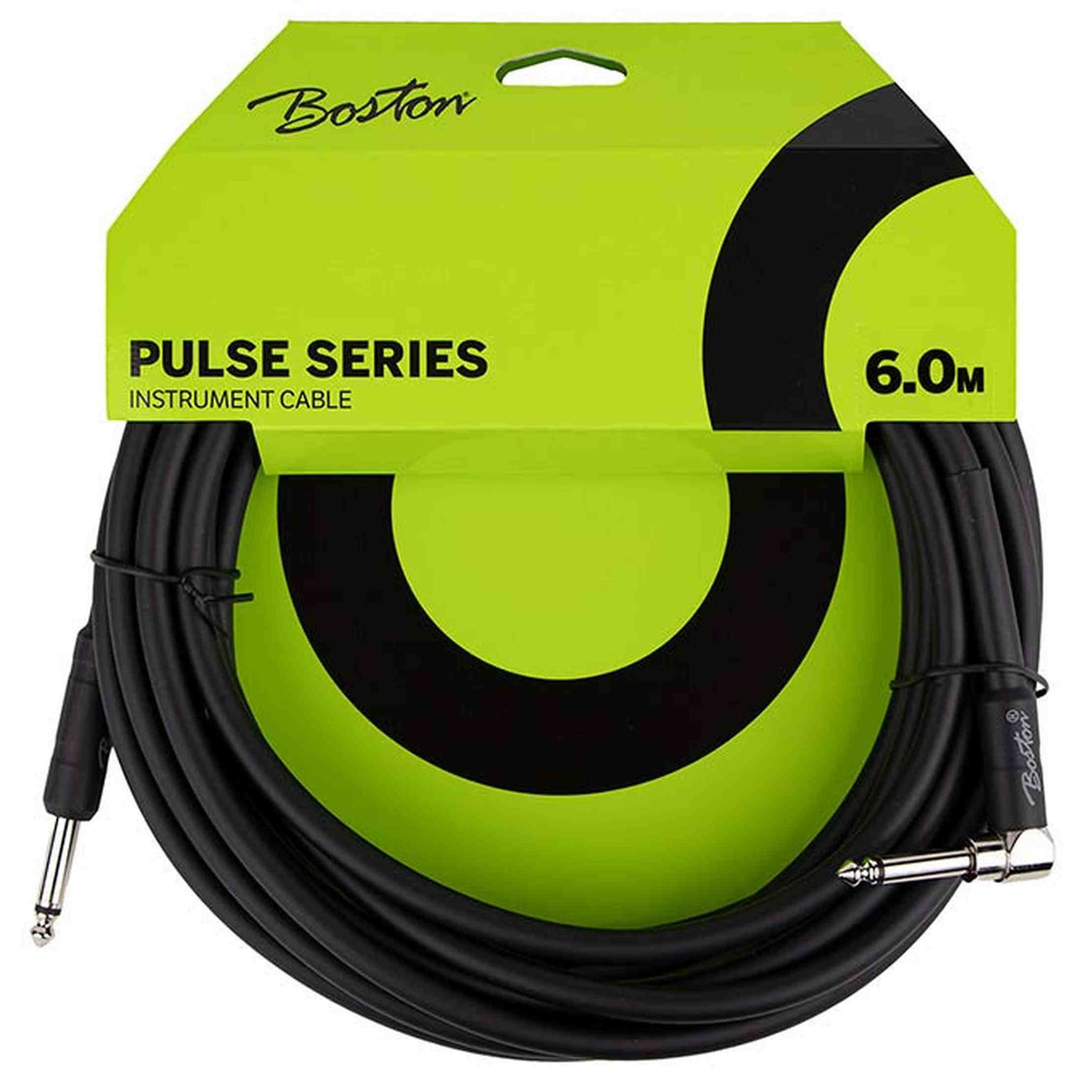 Boston GCP-60A Pulse Series instrumentkabel jack–haakse jack 6 meter