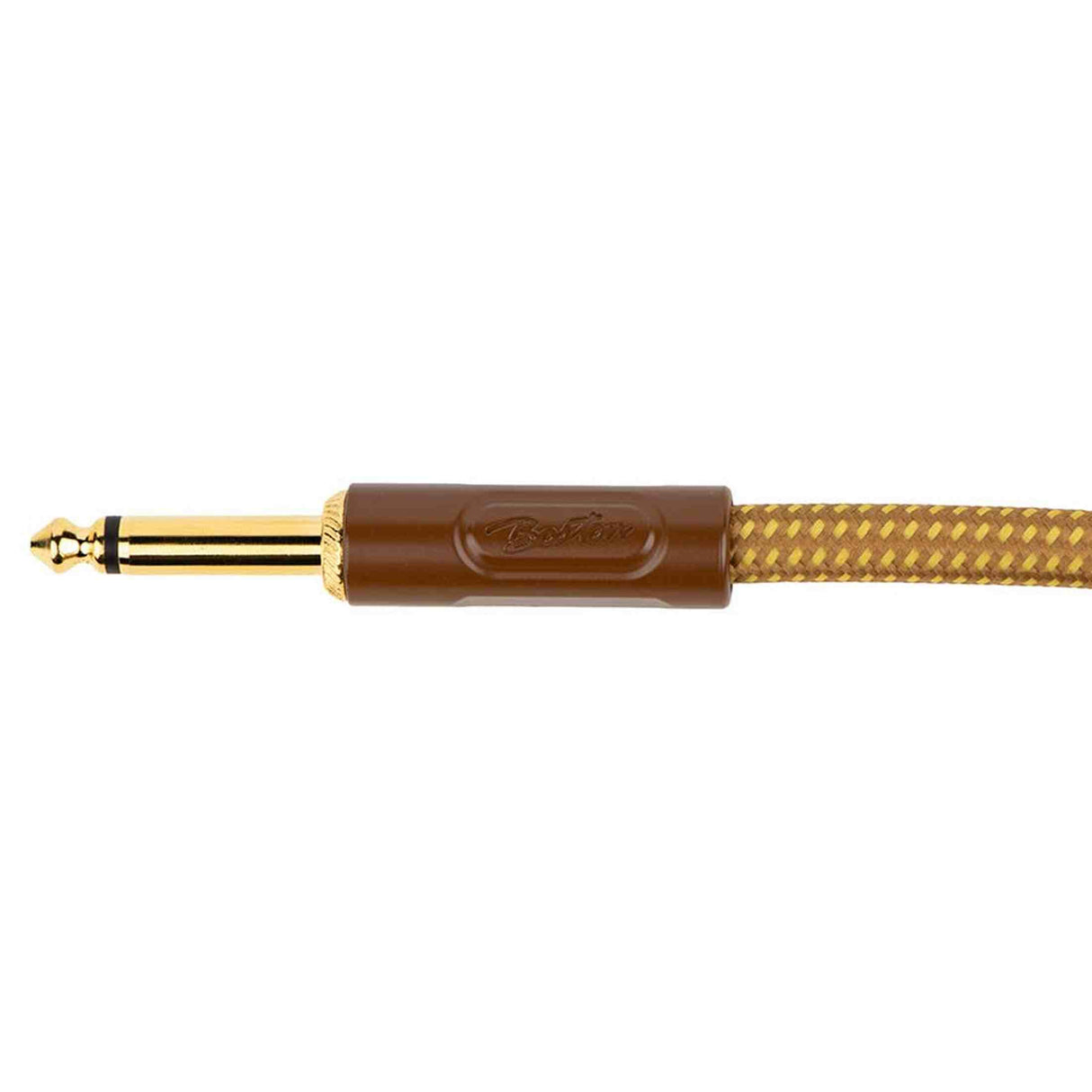 Boston GCRT-30 Prime Series woven jacket instrumentkabel jack-jack 3 meter yellow tweed