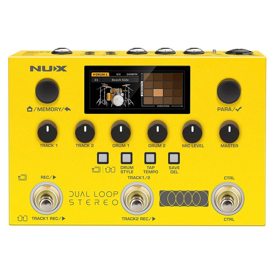 NUX NMA-3DLS Dual Loop Stereo Looper Voetschakelaar