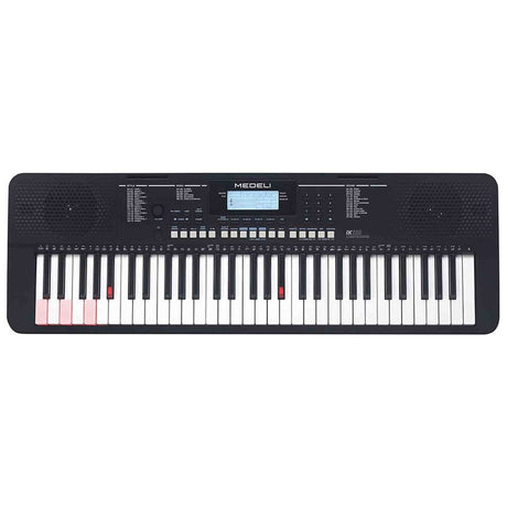 Medeli IK110 Millenium Series keyboard - 61 verlichte aanslaggevoelige toetsen met tutorial systeem en USB-MIDI