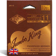 Rotosound JK11-3 Jumbo King 3-Pack Snarensets Akoestisch 011–052 – Phosphor Bronze