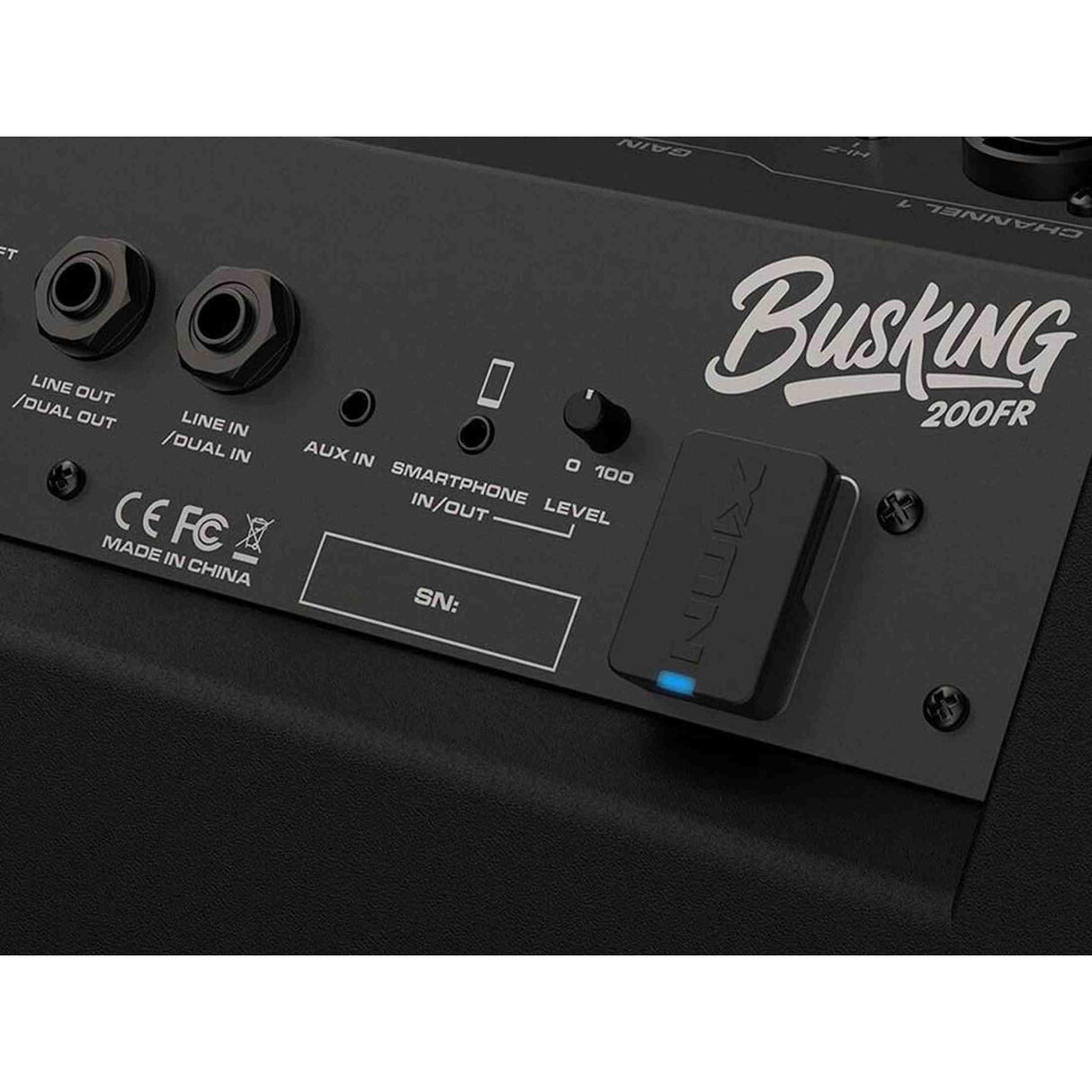 NUX NBA-200FR Actieve Monitor – 200W FRFR met Accu, 2 kanalen, BT & EQ