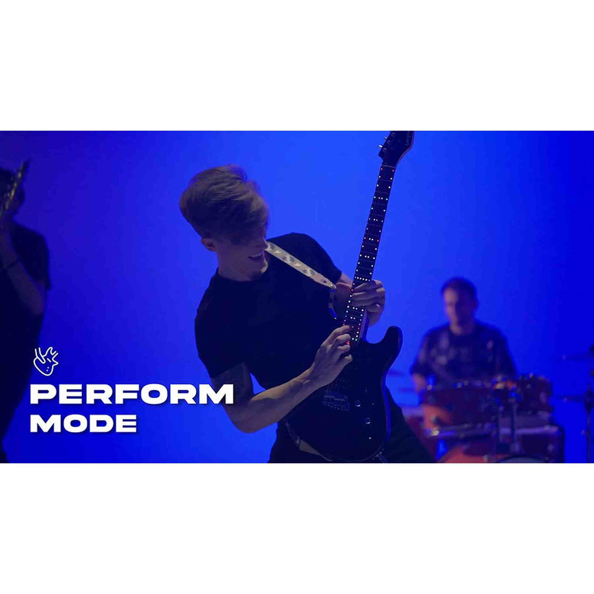 Litejam RGB24/BK Smart Learning Elektrische Gitaar Set Black 24 frets HSH RGB LED