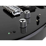 Litejam RGB24/BK Smart Learning Elektrische Gitaar Set Black 24 frets HSH RGB LED