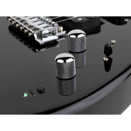 Litejam RGB24/BK Smart Learning Elektrische Gitaar Set Black 24 frets HSH RGB LED