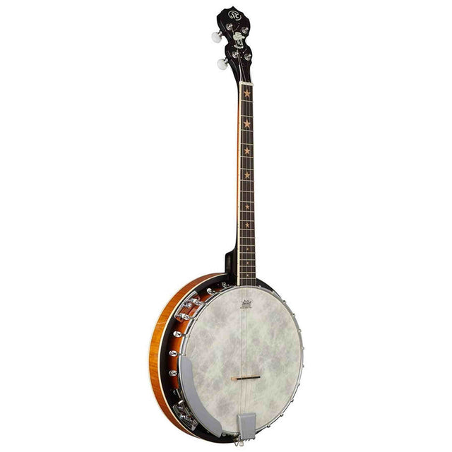 SX BJ554PVS 550 Series Tenor Banjo - 4-snarig, Vintage Sunburst