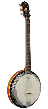 SX BJ566 6-Snarige Gitaarbanjo 11 Inch Aluminium Rim met Remo Fiberskyn Vel en Gigbag