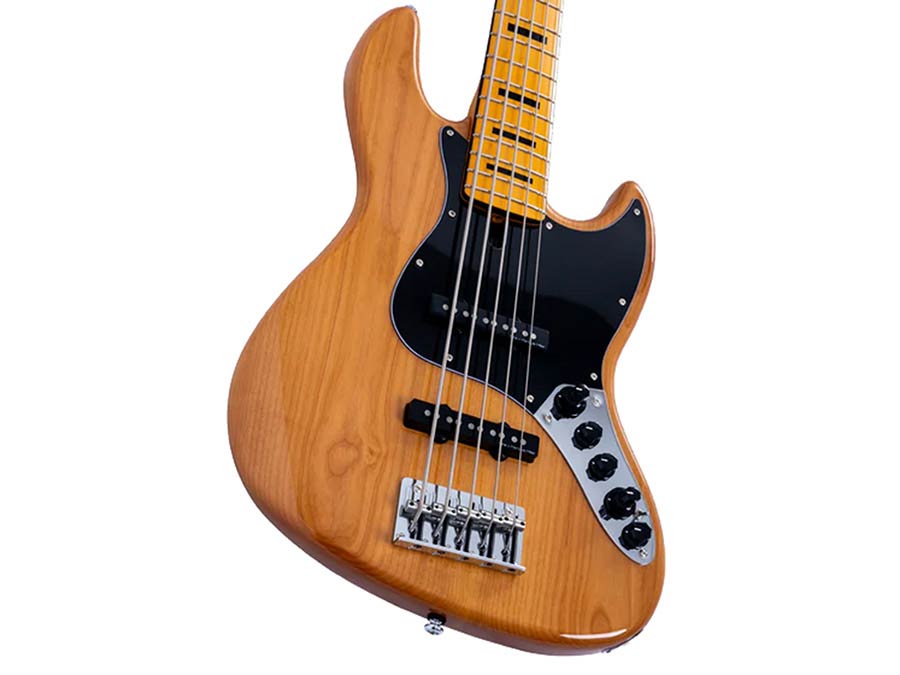 Sire V7N A5/NT Marcus Miller 5-snarige Actieve Basgitaar Natural met Elzen Body en Heritage-3 Preamp