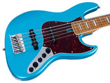 Sire V7N A5/TP Marcus Miller 5-snarige Actieve Basgitaar Tide Pool met Elzen Body en Heritage-3 Preamp