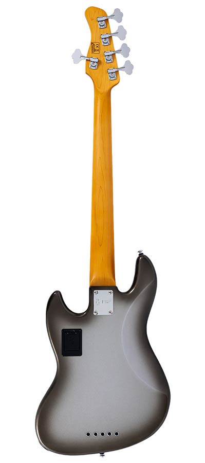 Sire V7N A5/MC Marcus Miller 5-snarige Actieve Basgitaar Mercury met Elzen Body en Heritage-3 Preamp