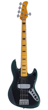 Sire V7N A5/DF Marcus Miller 5-snarige Actieve Basgitaar Dark Forest met Elzen Body en Heritage-3 Preamp
