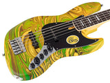 Sire V7N A5/YS Marcus Miller 5-snarige Actieve Basgitaar Matte Yellow Swirl met Elzen Body en Heritage-3 Preamp