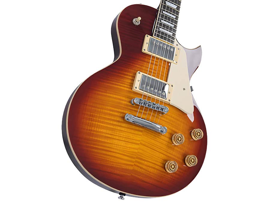 Sire L5/TS Larry Carlton L-Style Elektrische Gitaar Tobacco Sunburst met Flame Maple Top en Coil Split