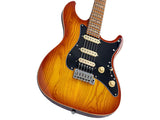 Sire S7S HSS/AB Larry Carlton S-Style Elektrische Gitaar Amber Burst met Swamp Ash Top en Locking Tuners
