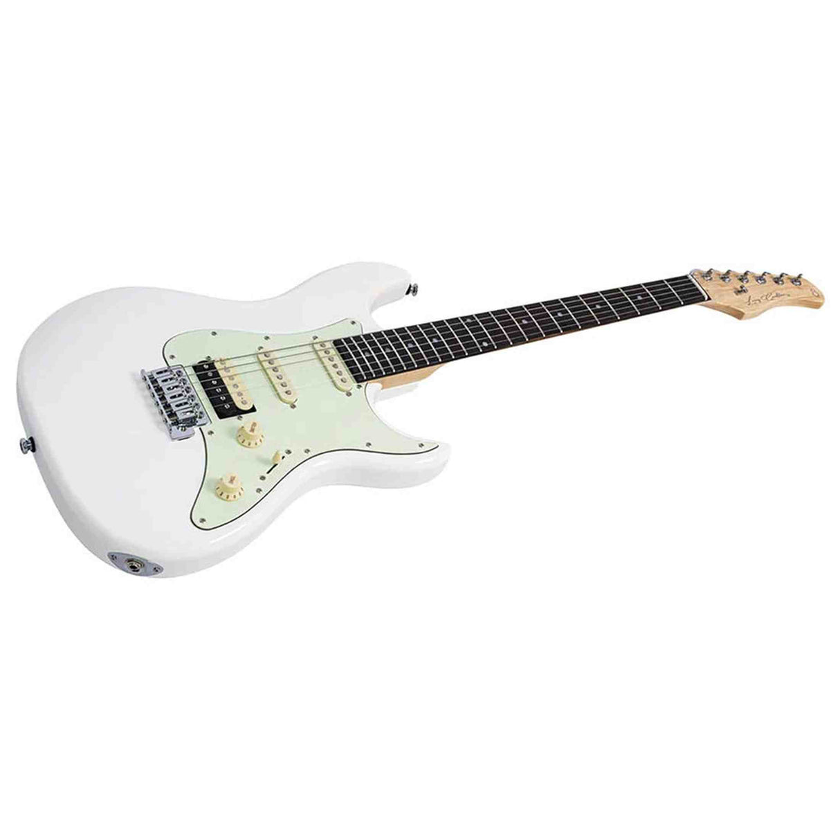 Sire S1/AWH elektrische gitaar S-style Antique White met mahonie body en rosewood toets