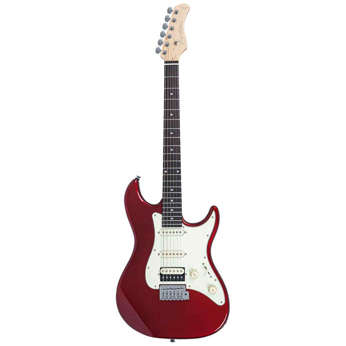Sire S1/CAR elektrische gitaar S-style Candy Apple Red met mahonie body en rosewood toets