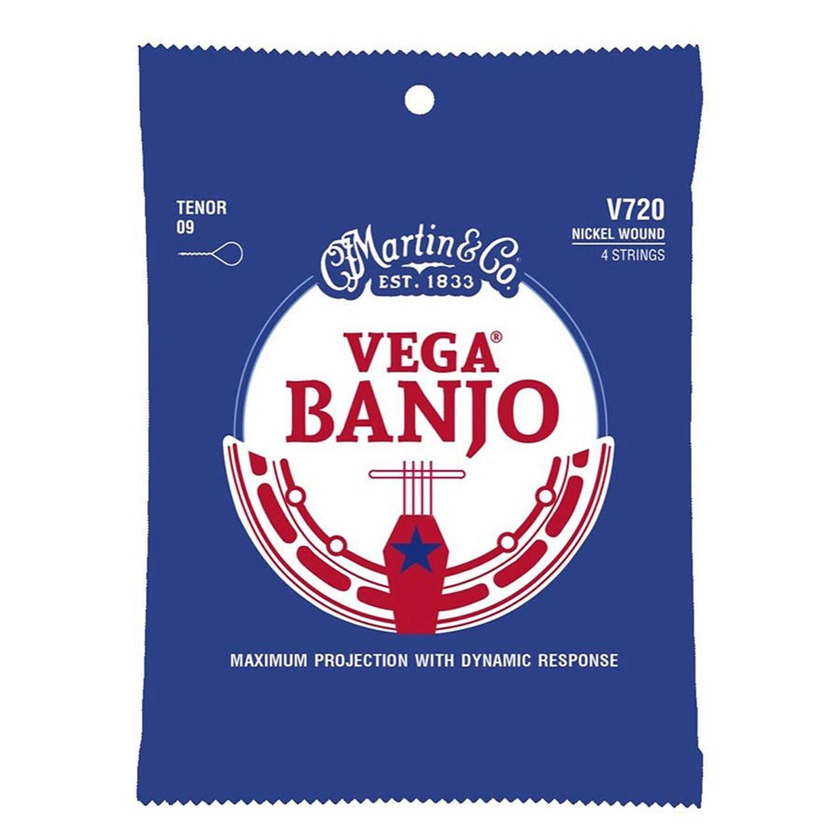 Martin & Co V720 snaren set tenor banjo, 009-016-023-030