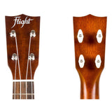 Flight MUS-2 Solid Mahogany Soprano Ukulele met Solid Mahogany Body, Gotoh Friction Tuners en Aquila Super Nylgut Snaren