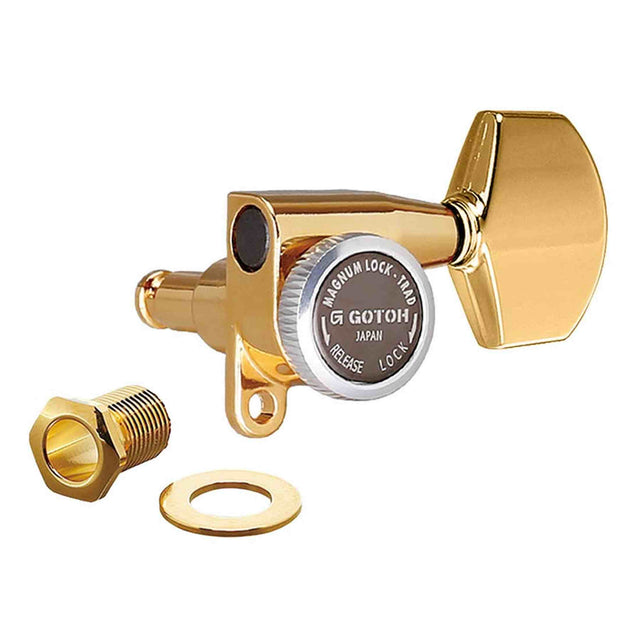 Gotoh GTH13731 SG360 stemmechanieken met Magnum Lock Trad and 07 knoppen, 3L3R, goud