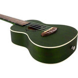 Flight DUC380 Jade Concert Ukulele met Mahogany Body, Bone Topkam en Aquila Nylgut Snaren