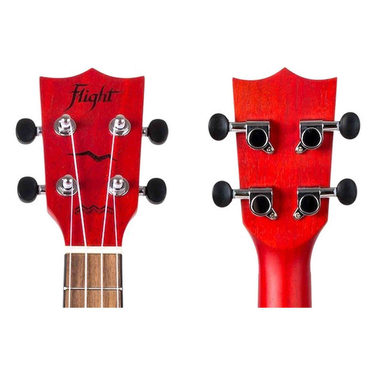 Flight DUC380 CEQ Coral Elektrisch-Akoestische Concert Ukulele met Cutaway, Mahogany Body, Pickup met EQ en Aquila Nylgut Snaren