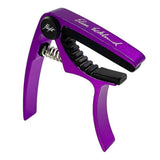 Flight FC-EE Elise Ecklund Signature Ukulele Capo Paars Aluminium met Trigger Mechanisme