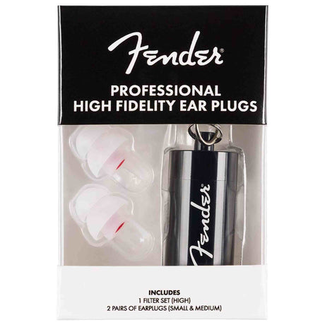 Fender 0990545002 Oordoppen Professional Hi-Fi 20dB Filter Inclusief Case
