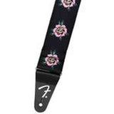 Fender 0990638056 Rose Gitaarband Jacquard Nylon Verstelbaar Leer Uiteinden