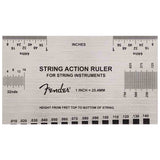 Fender 0990654050 String Action Gauge RVS Inch en mm Meetgereedschap