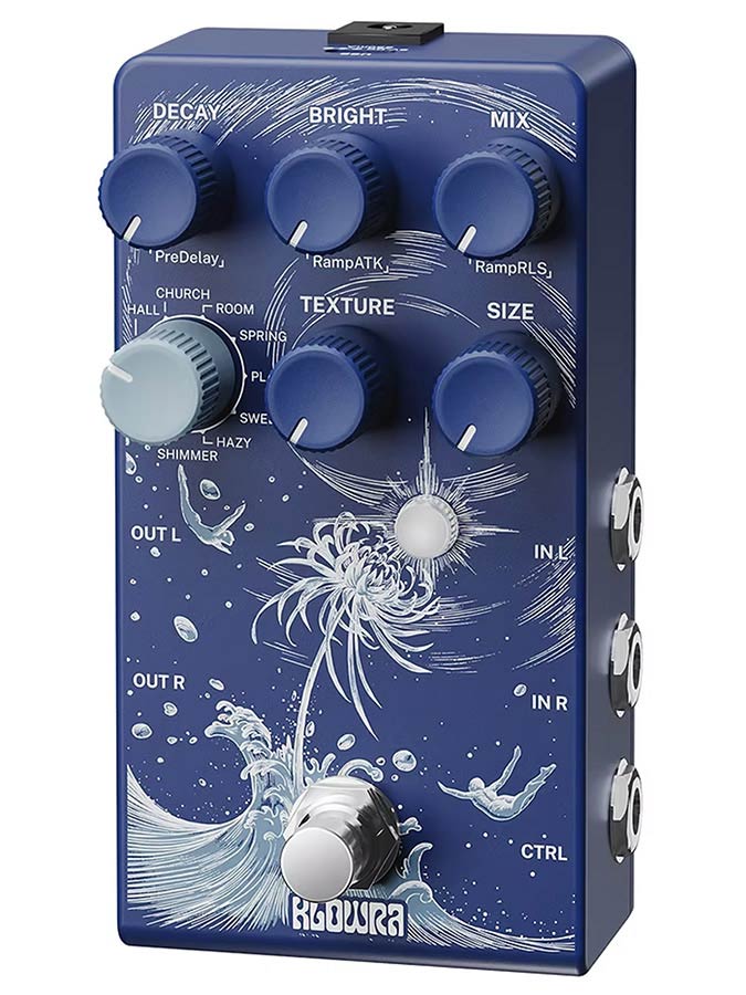 Klowra KBS-01 Bloom Infinity LIMBO stereo multi-type reverb pedaal