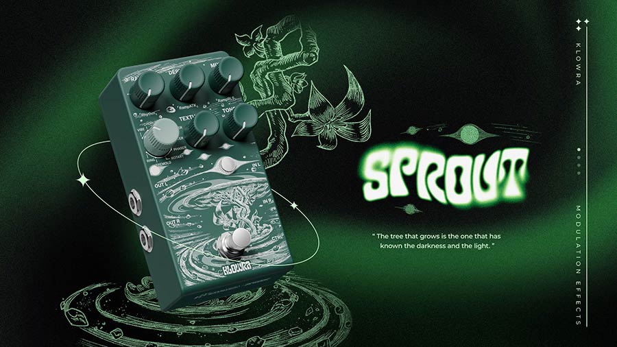 Klowra KBS-03 Bloom Infinity SPROUT stereo multi-type modulation pedaal
