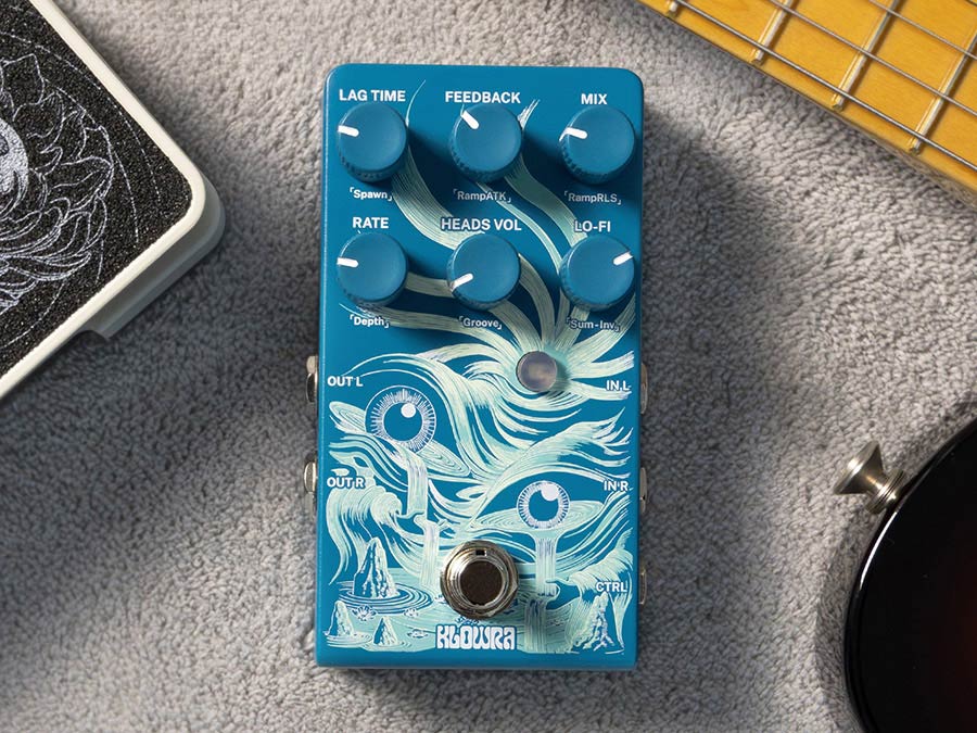 Klowra KBS-05 Bloom Infinity RILUM stereo multi-head delay pedaal
