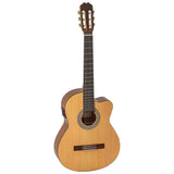 Admira ALBA-EC klassieke gitaar Oregon pine sapele okume purple heart walnoot cutaway EQ6
