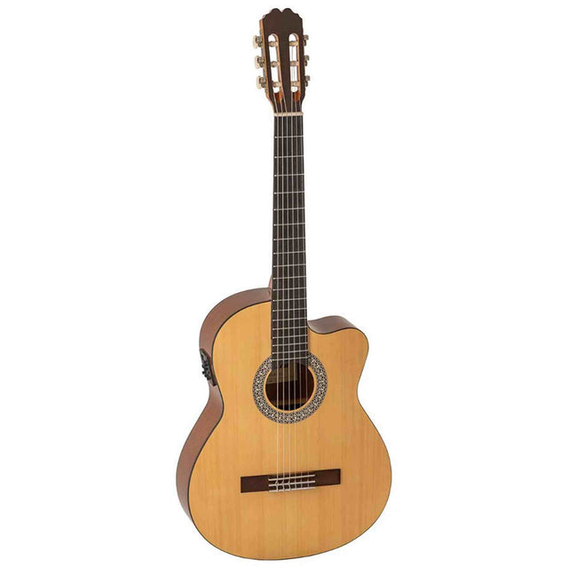 Admira ALBA-EC klassieke gitaar Oregon pine sapele okume purple heart walnoot cutaway EQ6