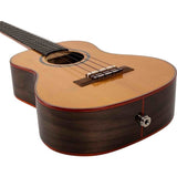 Flight Diana TE Elektrisch-Akoestische Tenor Ukulele met Solid Cedar Top, Walnut Body en Double B1U Pickup