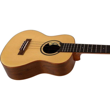 Flight Sophia CE Elektrisch-Akoestische Concert Ukulele met Solid Spruce Top, Walnut Body en Double B1U Pickup