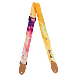 Flight S35 Sunset Elise Ecklund Signature Ukulele Strap met Leren Strap Ends en Verstelbare Lengte