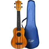Flight TUS-55 ACACIA Soprano Ukulele met Gelamineerde Acacia Top, ABS Body en Aquila Super Nylgut Snaren