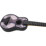 Flight TUS-40 MW Soprano Ukulele Mandala Wood met Linden Top, ABS Body en Aquila Super Nylgut Snaren
